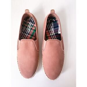 Sperry Twin Gore Leather w/ Jute Slip-On Shoes NEW